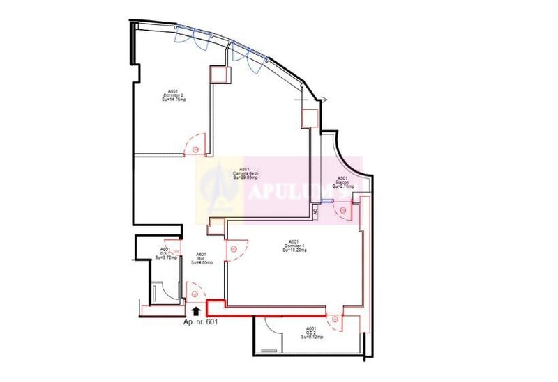 Apartament 3 camere, Bulevardul Unirii, etaj 6